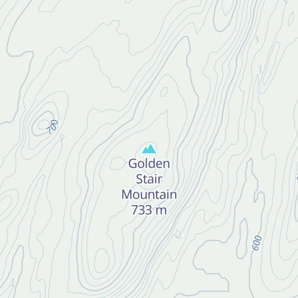 Map of Golden Stair Mountain