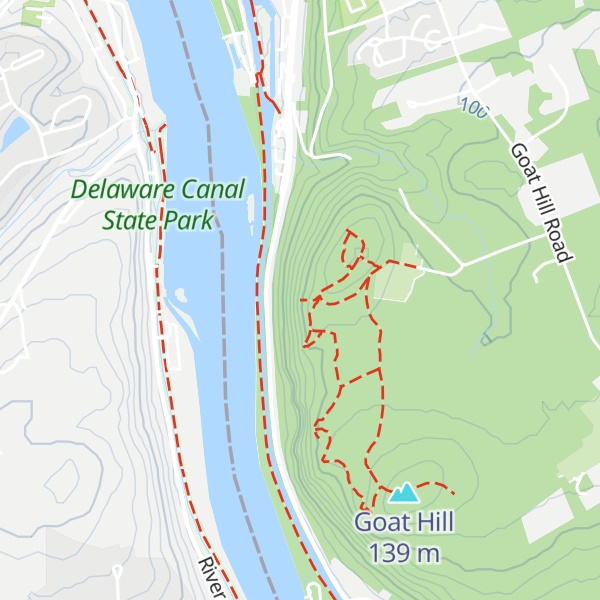 Map of Washington's Rock