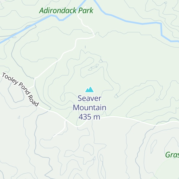 Map of Seaver Mountain