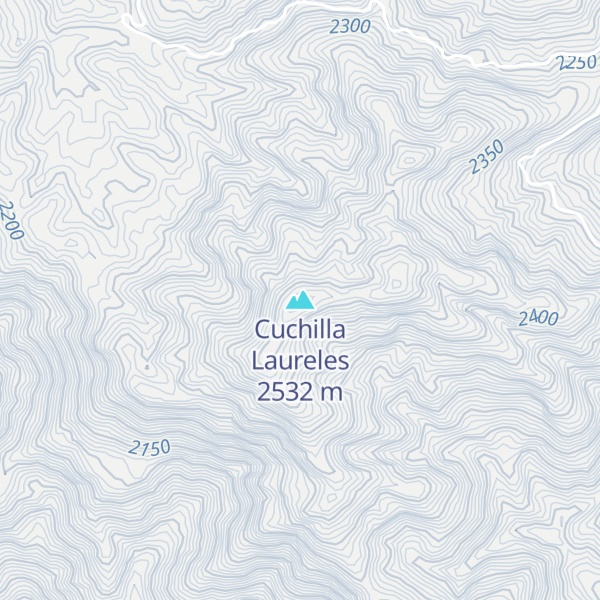 Map of Cuchilla Laureles