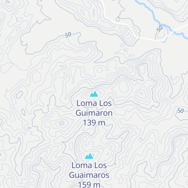 Map of Loma Los Guimaron