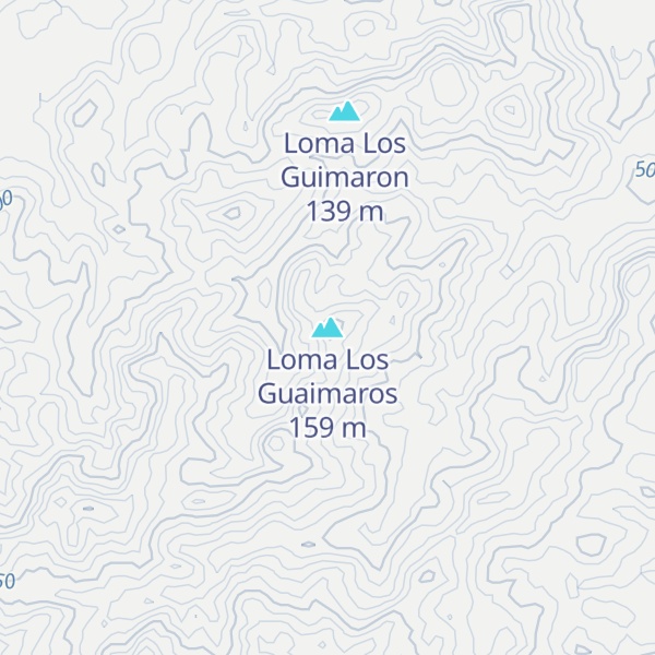 Map of Loma Los Guaimaros