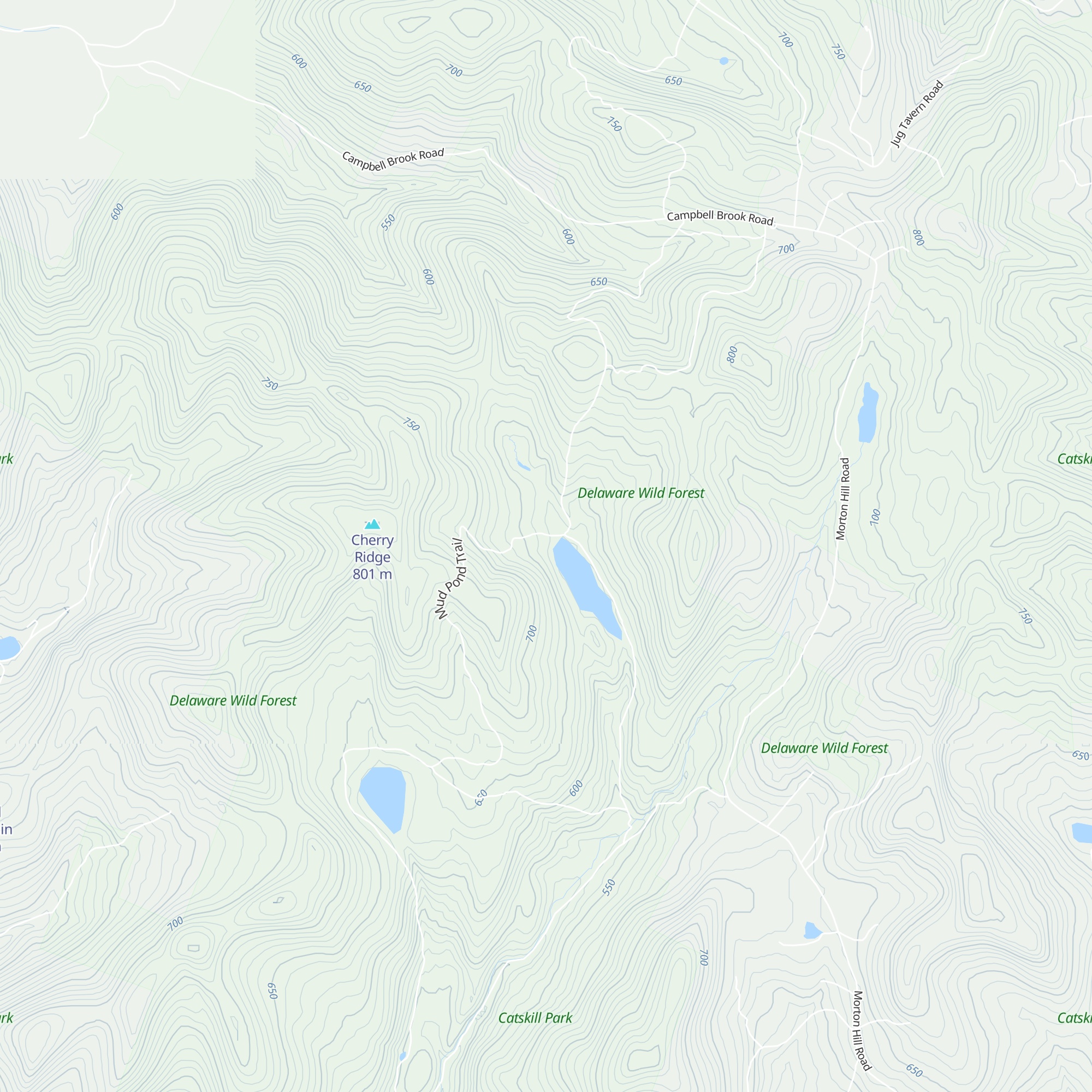 Trout Pond South Lean-To map