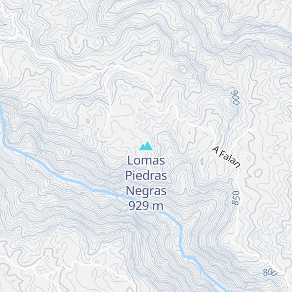 Map of Lomas Piedras Negras