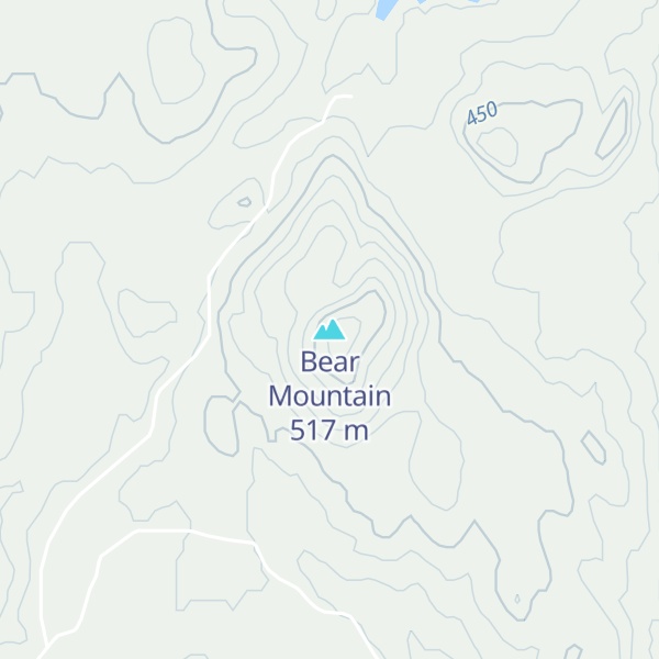 Map of Bear Mountain