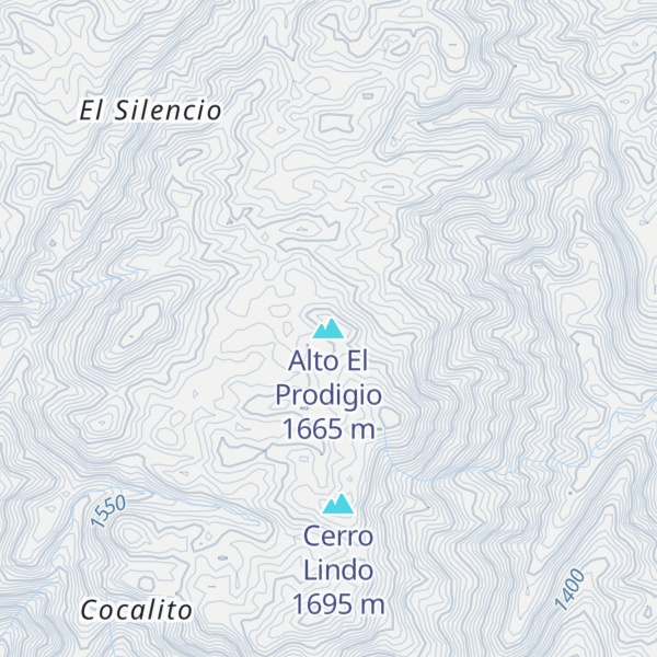 Map of Alto El Prodigio