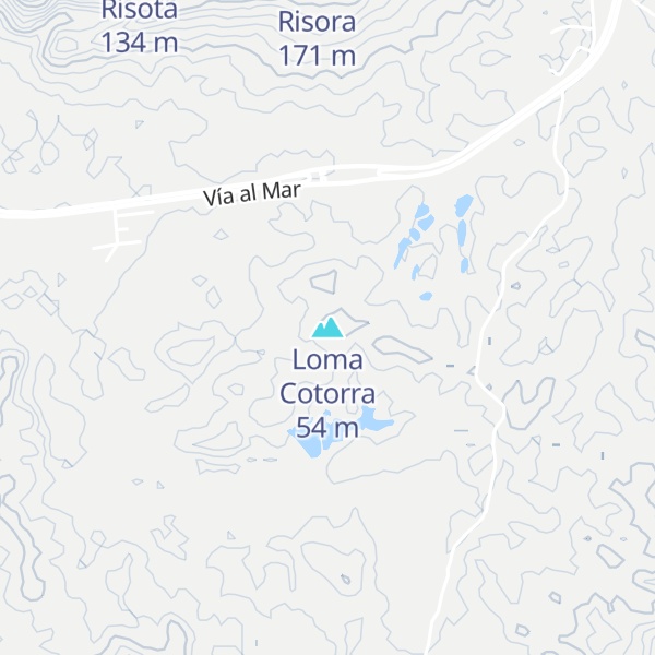 Map of Loma Cotorra