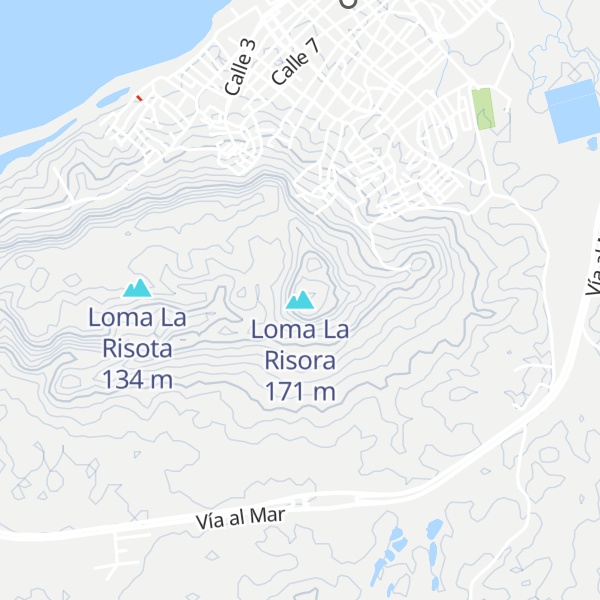 Map of Loma La Risora