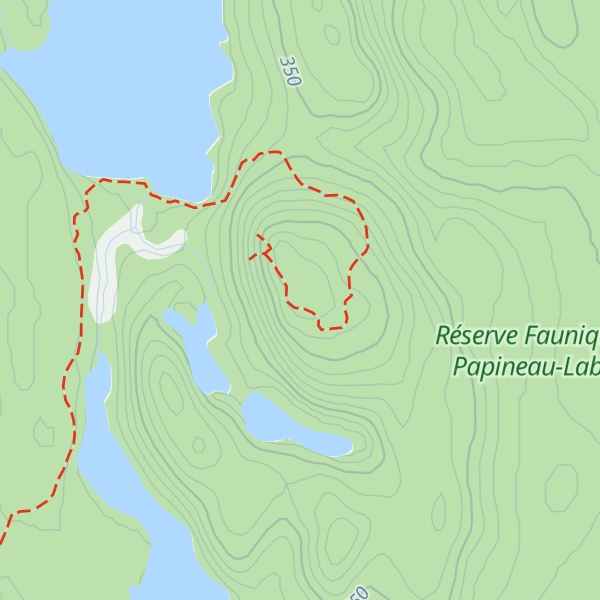 Map of Montagne du Lac Resther