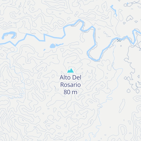 Map of Alto Del Rosario