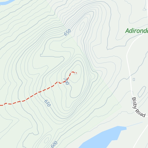 Map of Woodhull Mountain