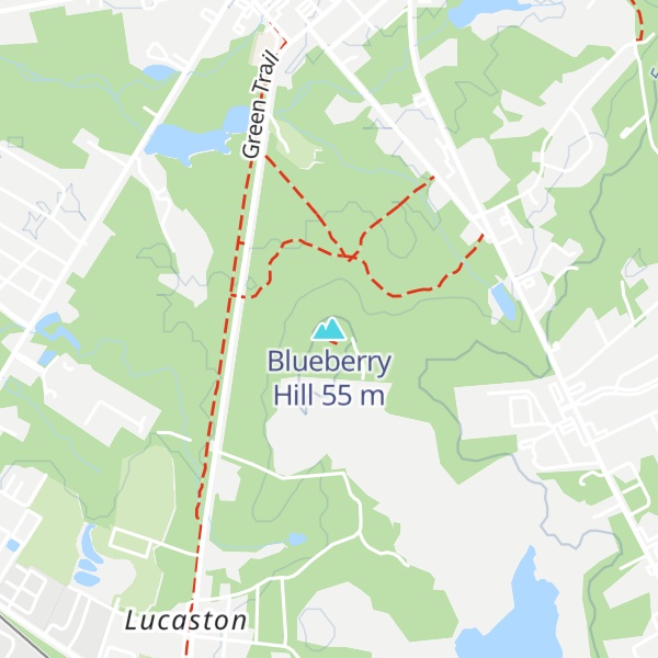 Map of Blueberry Hill