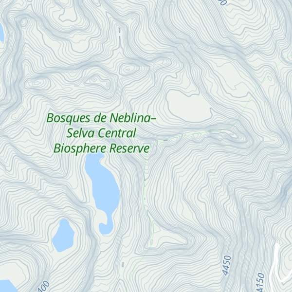 Map of Cerro Potrero