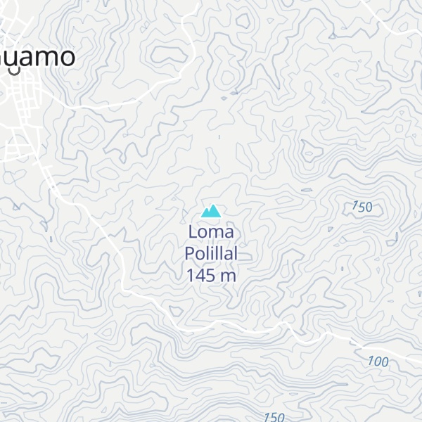 Map of Loma Polillal