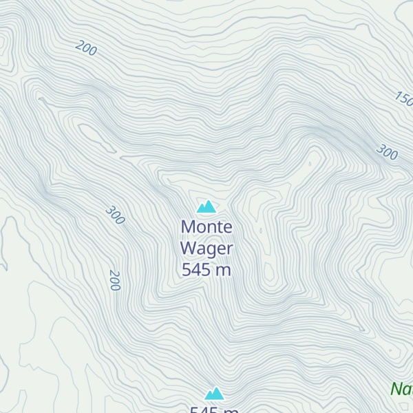 Map of Monte Wager
