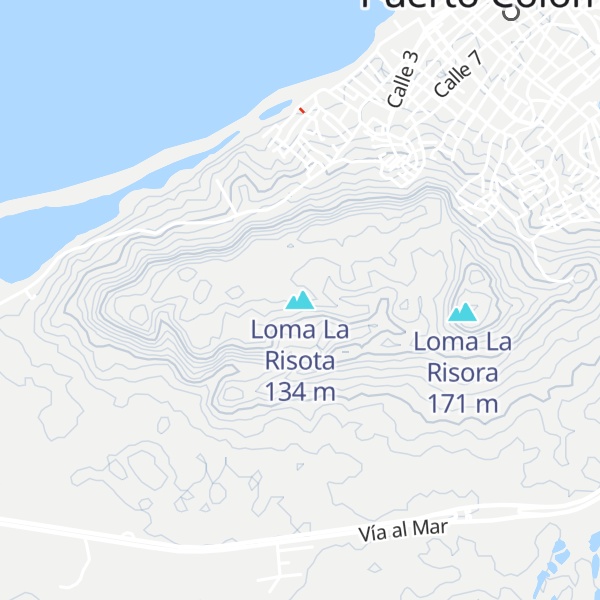 Map of Loma La Risota