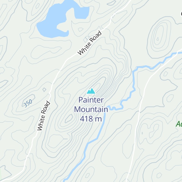 Map of Painter Mountain