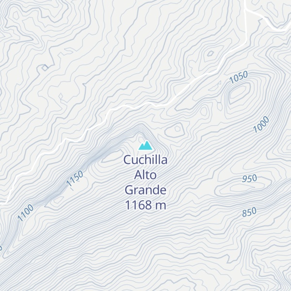 Map of Cuchilla Alto Grande