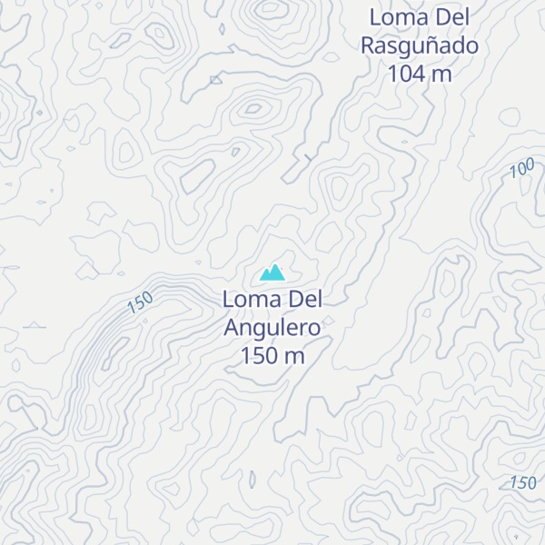 Map of Loma Del Angulero