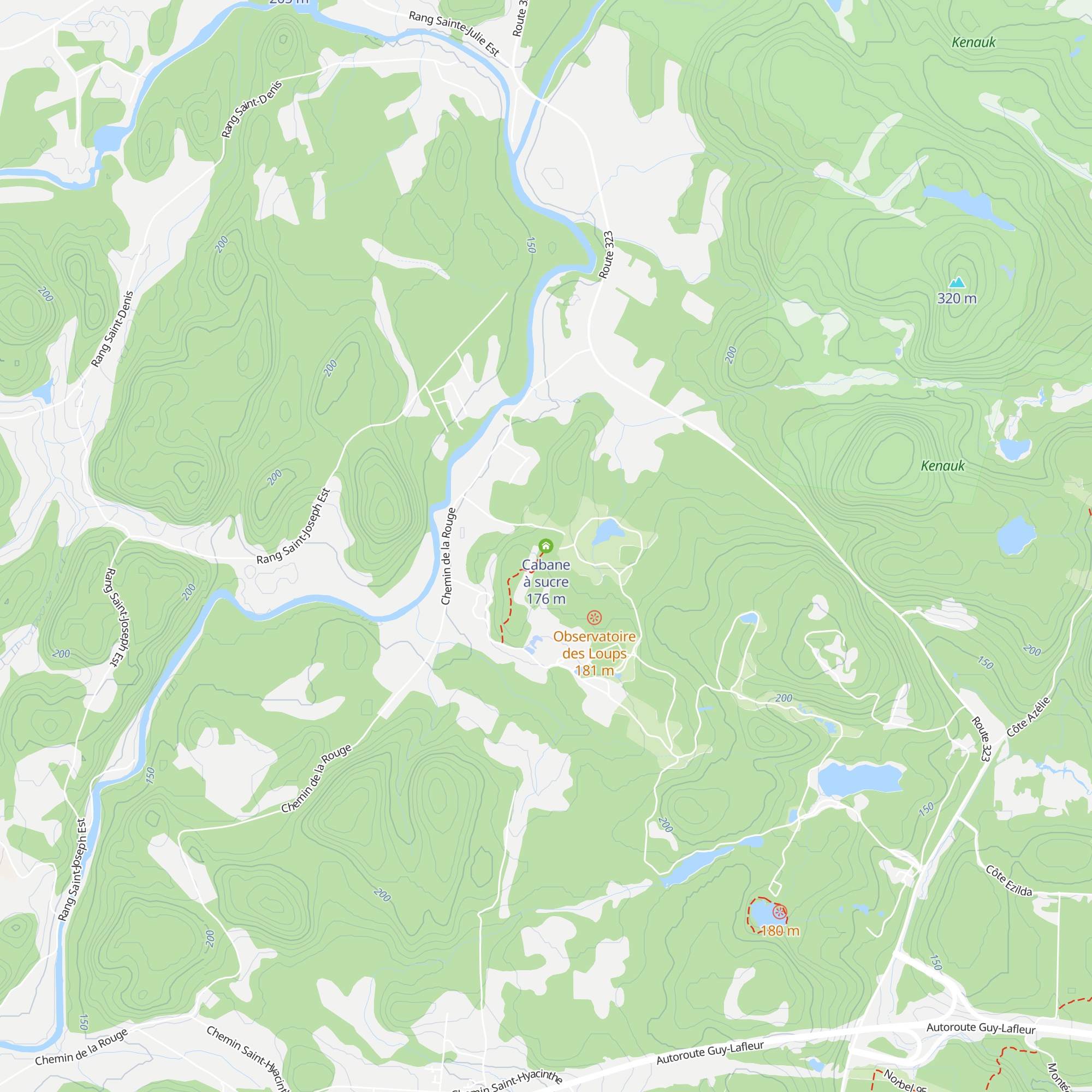 Cabane à sucre map