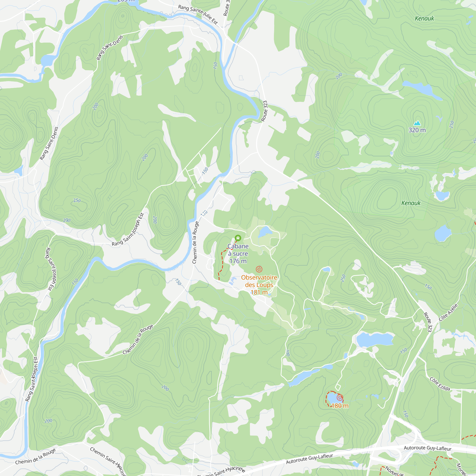 Cabane à sucre map
