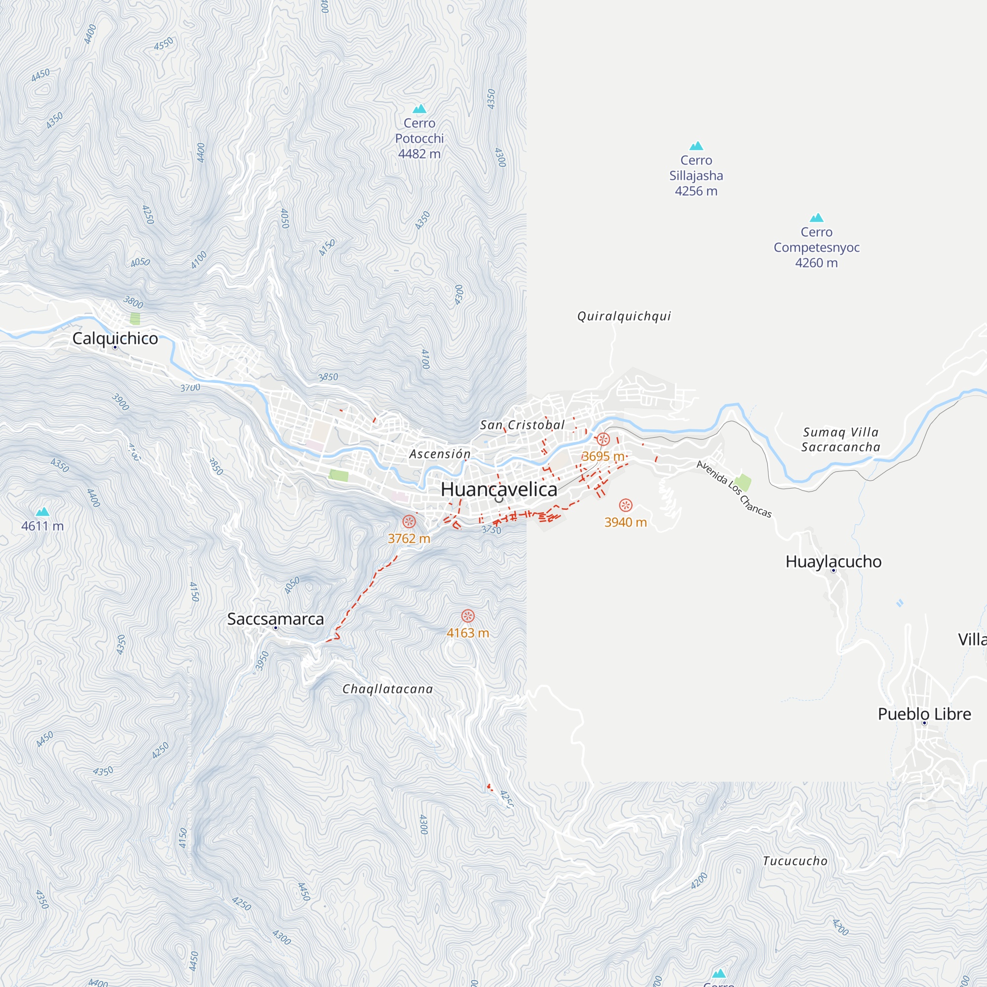 Huancavelica map