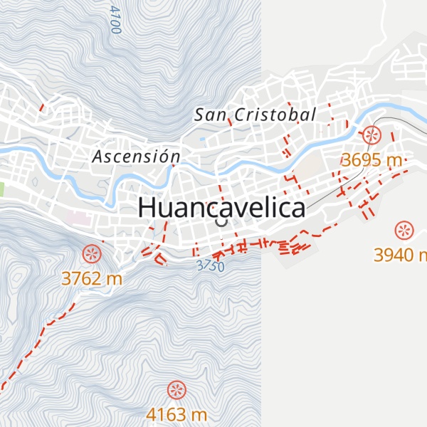 Map of Huancavelica