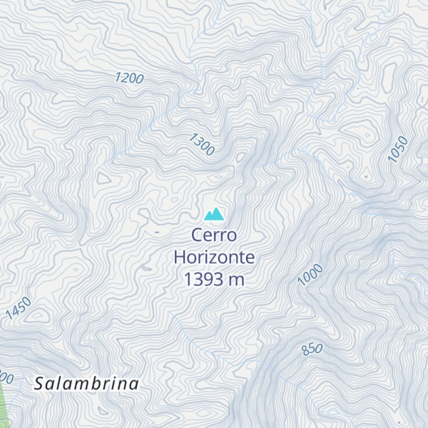 Map of Cerro Horizonte