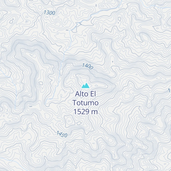 Map of Alto El Totumo