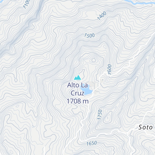 Map of Alto La Cruz