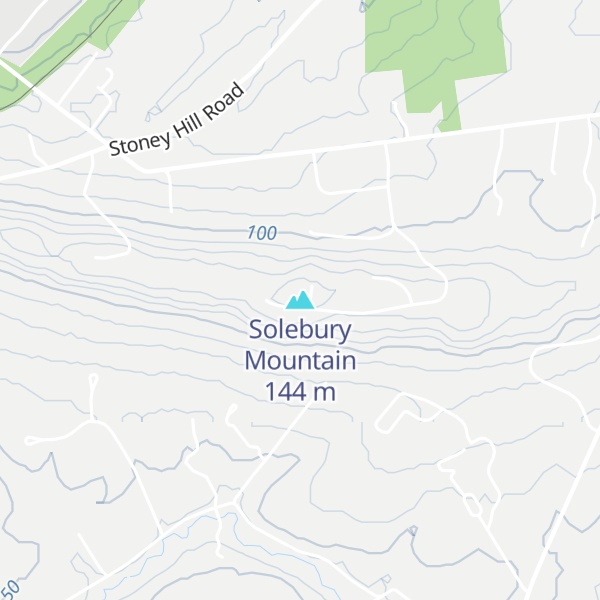 Map of Solebury Mountain
