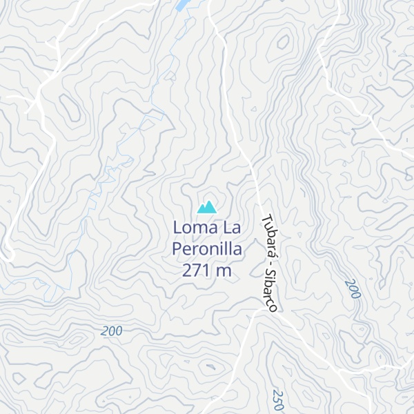 Map of Loma La Peronilla