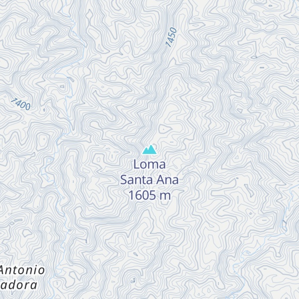 Map of Loma Santa Ana