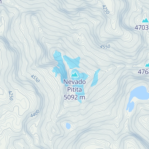 Map of Nevado Pitita
