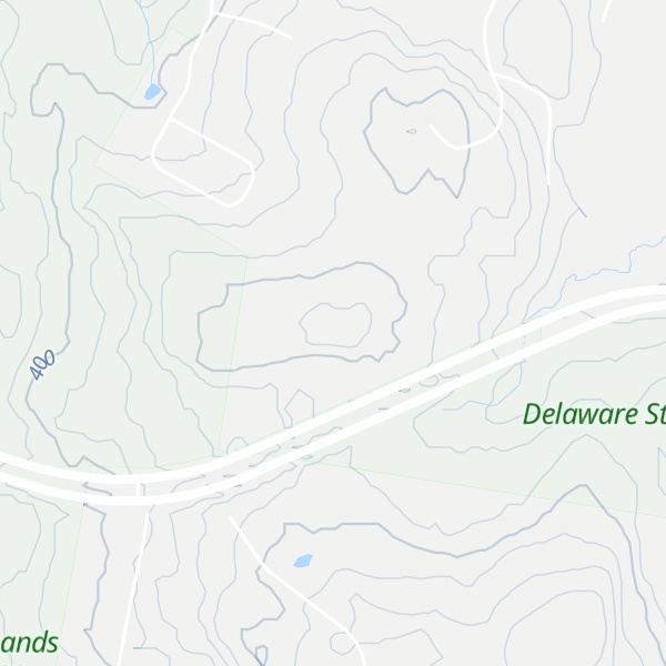 Map of Aces Ridge