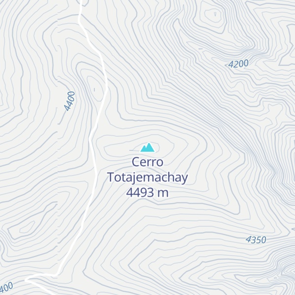 Map of Cerro Totajemachay