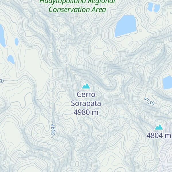 Map of Cerro Sorapata