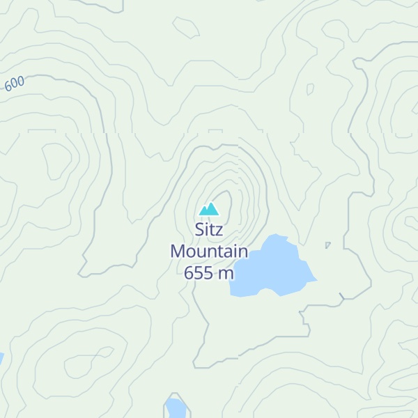 Map of Sitz Mountain