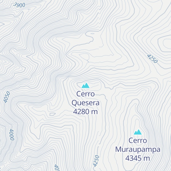 Map of Cerro Quesera