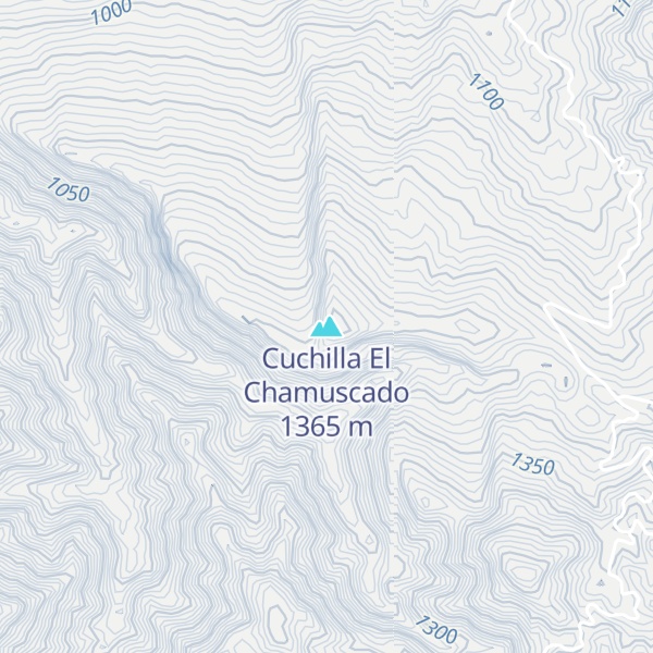 Map of Cuchilla El Chamuscado