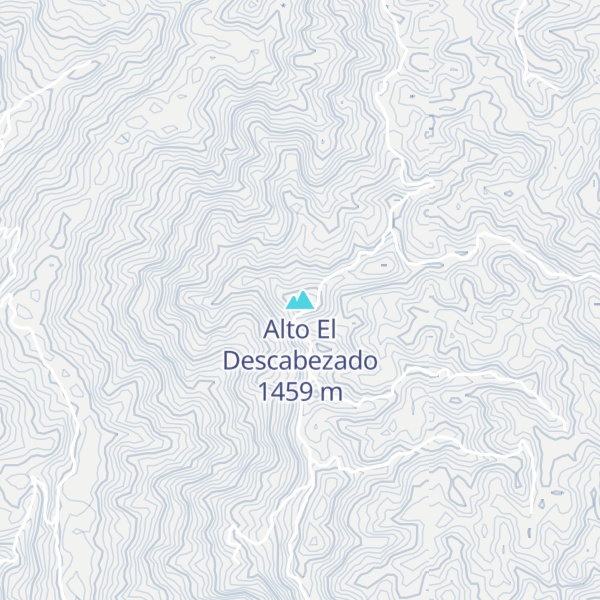 Map of Alto El Descabezado