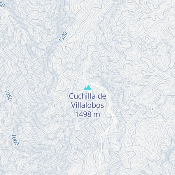 Map of Cuchilla de Villalobos