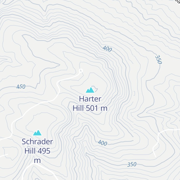 Map of Harter Hill