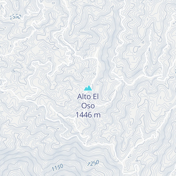 Map of Alto El Oso