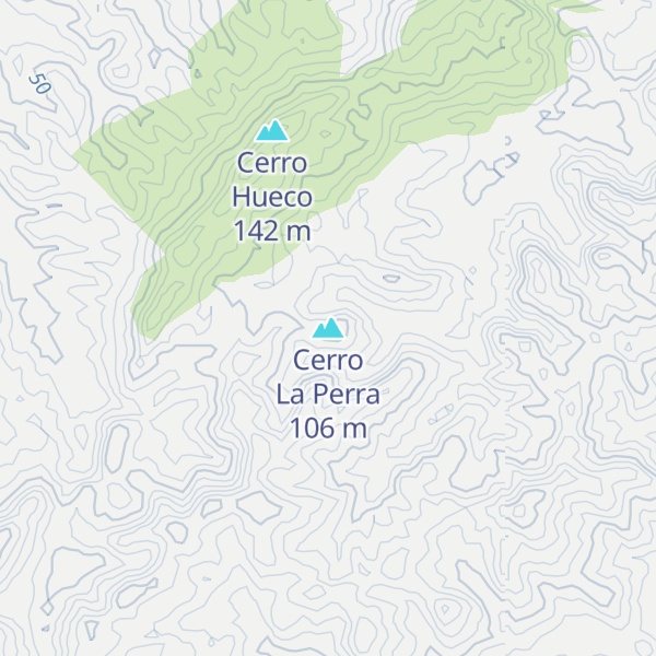 Map of Cerro La Perra