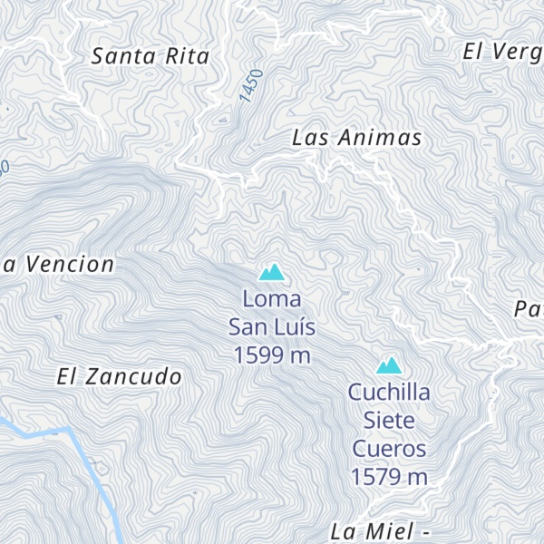Map of Loma San Luís