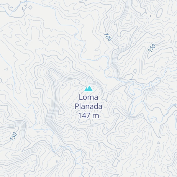 Map of Loma Planada