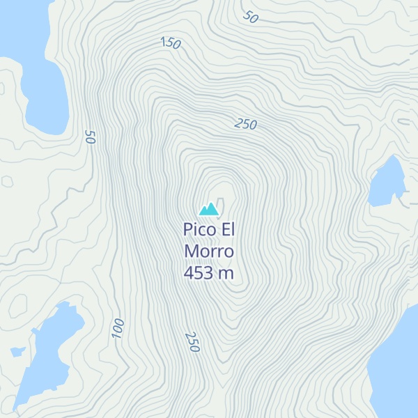 Map of Pico El Morro