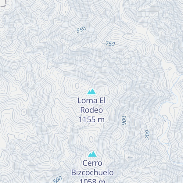 Map of Loma El Rodeo