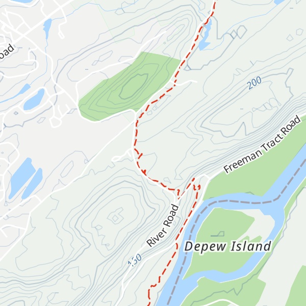 Map of Delaware Water Gap NRA Headquarters